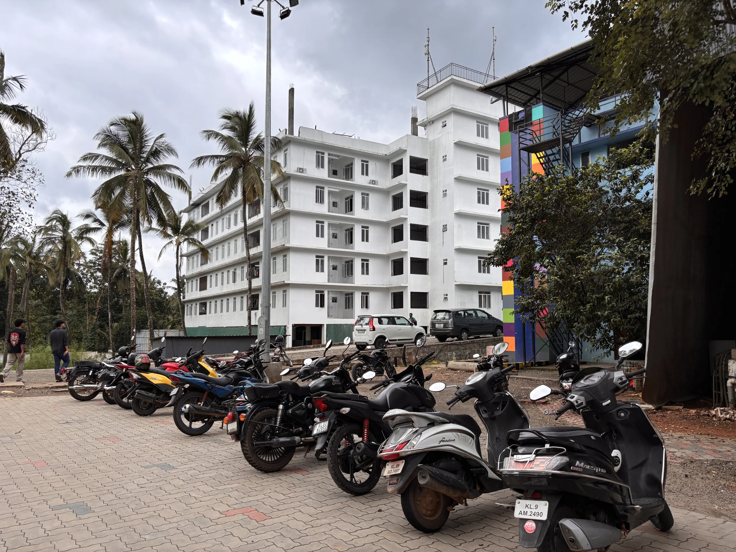 Students living together at LEAD hostel